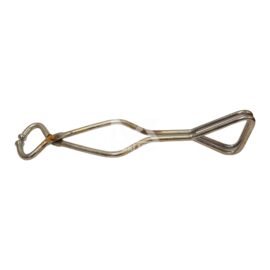 Galvanized long handle cattle nose holder