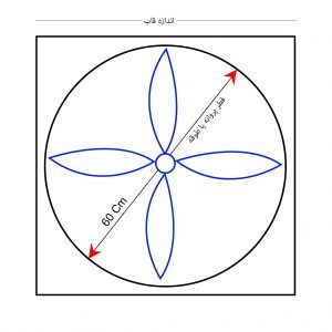 هواکش صنعتی با پروانه مولتی فن قطر 60 سانتی متر 11