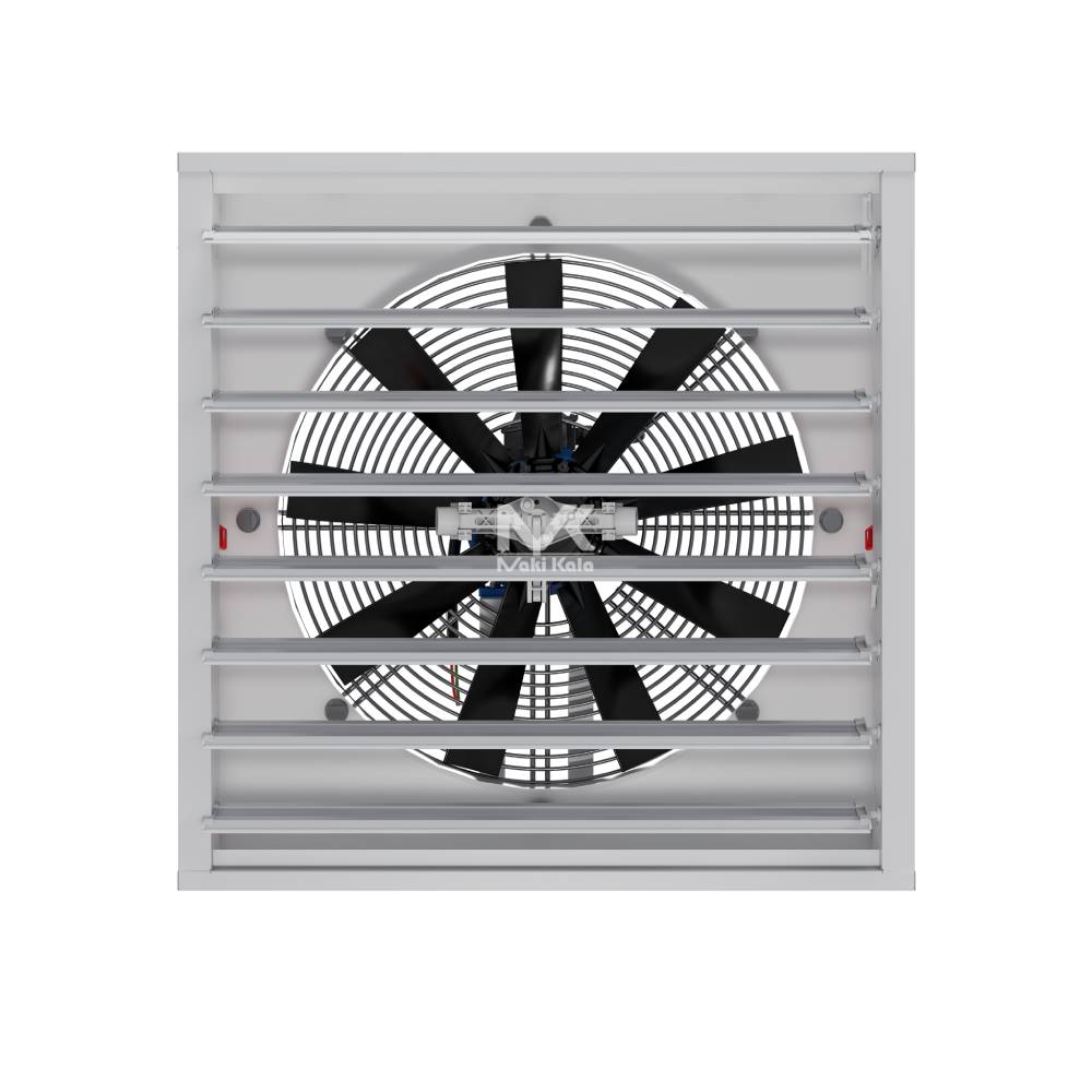 هواکش صنعتی 120 × 120 با دمپر اتوماتیک کولاک گستر