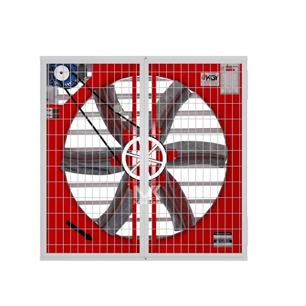 هواکش صنعتی 140 × 140 با دمپر اتوماتیک کولاک گستر (2)