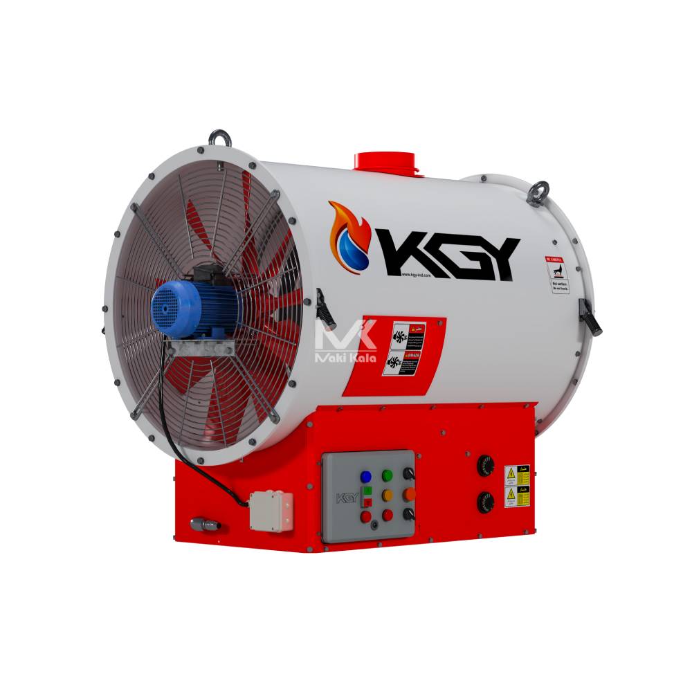 هیتر اکسیال مرغداری مدل kg-150 دوگانه سوز کولاک گستر