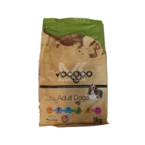 غذای خشک سگ نژاد کوچک 3 کیلویی VOODOO مدل Adult Dogs